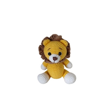 Peluche leon hecho a mano a ganchillo (amigurumi). - Imagen 1