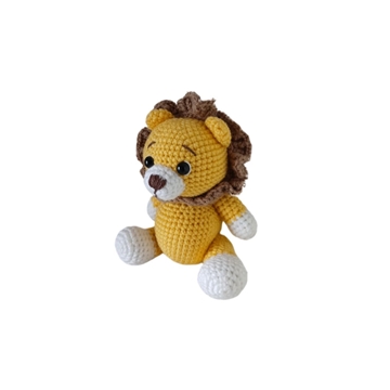 Peluche leon hecho a mano a ganchillo (amigurumi). - Imagen 2