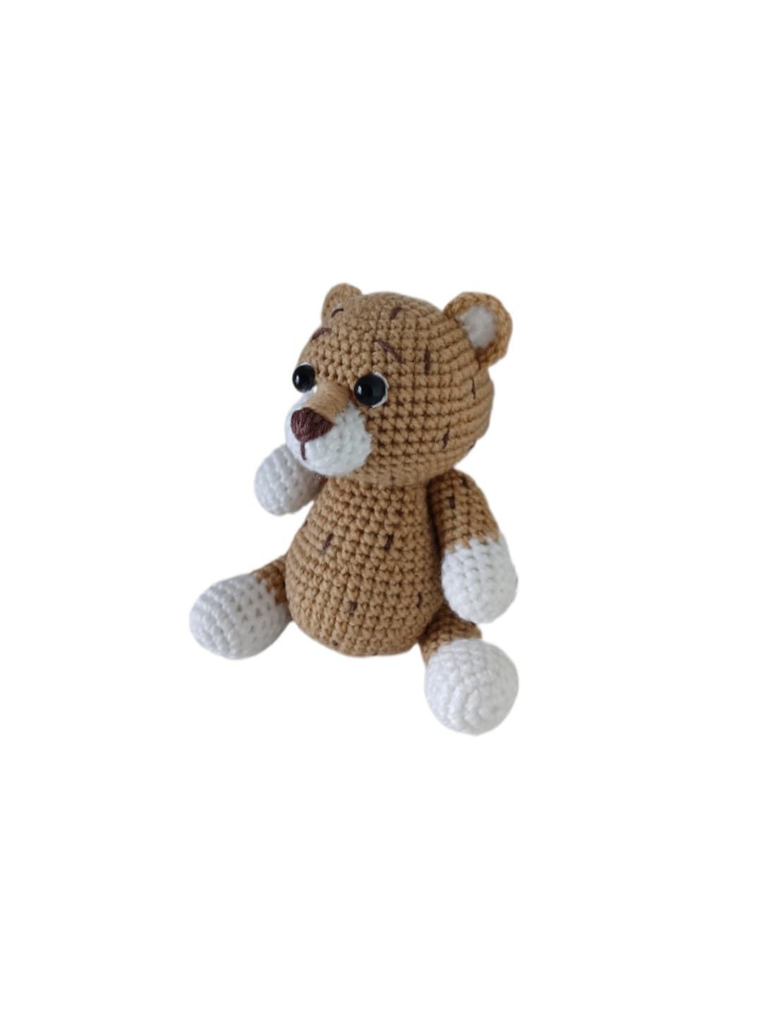 Peluche lince hecho a mano a ganchillo (amigurumi). - Imagen 2