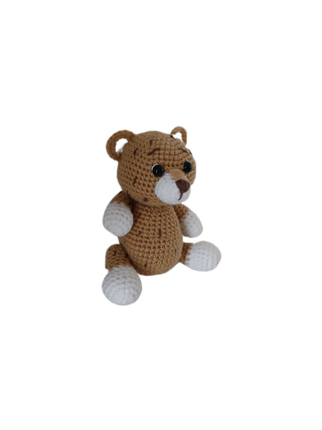 Peluche lince hecho a mano a ganchillo (amigurumi). - Imagen 3