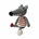 Peluche Lobo hecho a mano a ganchillo (amigurumi). - Imagen 2