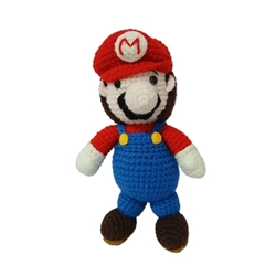 Peluche mario bross hecho a mano a ganchillo (amigurumi). - Imagen 1