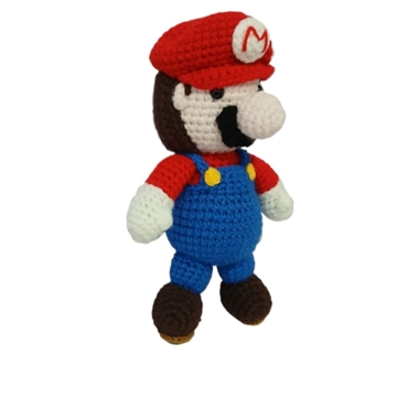 Peluche mario bross hecho a mano a ganchillo (amigurumi). - Imagen 2