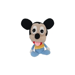 Peluche mickey looney tunes hecho a mano a ganchillo (amigurumi). - Imagen 1