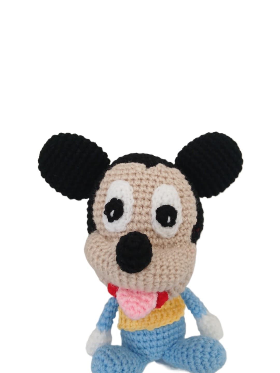 Peluche mickey looney tunes hecho a mano a ganchillo (amigurumi). - Imagen 4