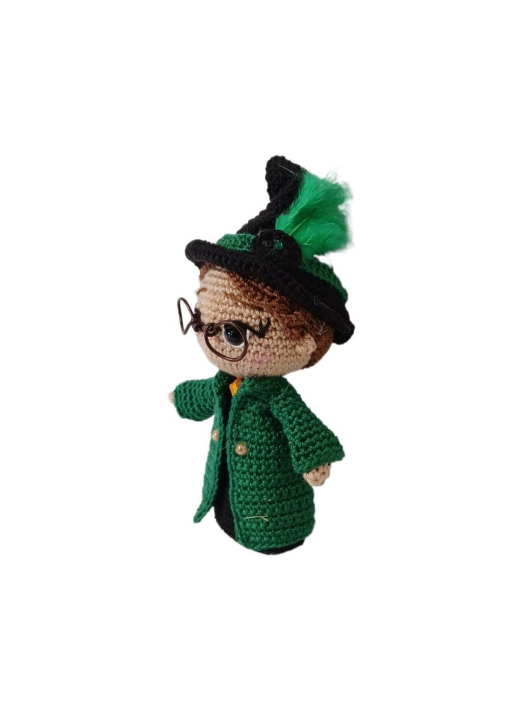 Peluche minerva harry potter hecha a mano a ganchillo (amigurumi). - Imagen 3