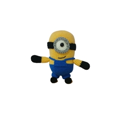 Peluche minnion gru mi villano favorito hecho a mano a ganchillo (amigurumi). - Imagen 1