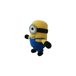 Peluche minnion gru mi villano favorito hecho a mano a ganchillo (amigurumi). - Imagen 2