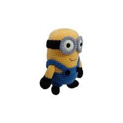 Peluche minnion gru mi villano favorito hecho a mano a ganchillo (amigurumi). - Imagen 2