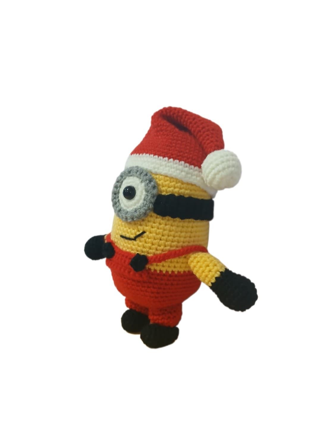Peluche minnion gru mi villano favorito navideño navidad hecho a mano a ganchillo (amigurumi). - Imagen 2