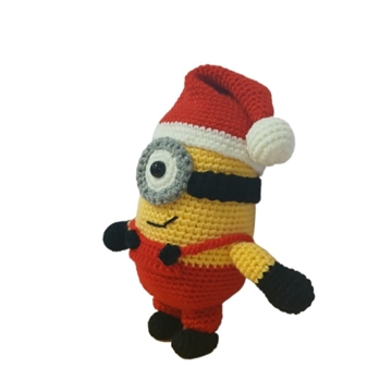 Peluche minnion gru mi villano favorito navideño navidad hecho a mano a ganchillo (amigurumi). - Imagen 2