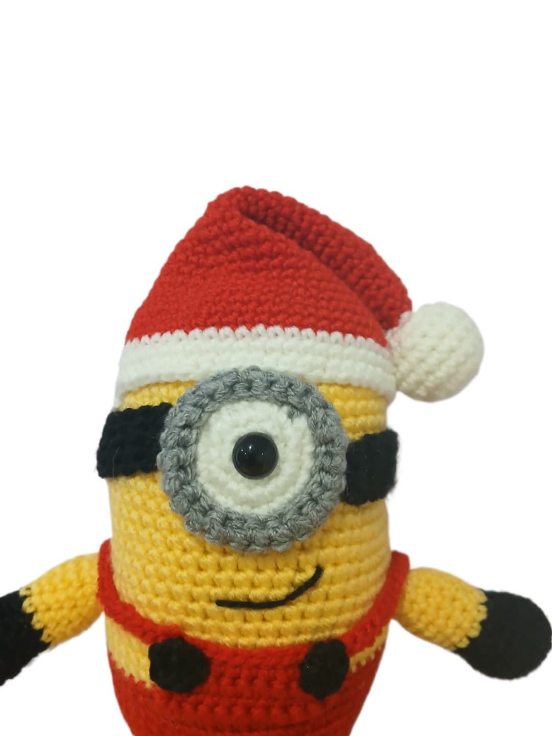 Peluche minnion gru mi villano favorito navideño navidad hecho a mano a ganchillo (amigurumi). - Imagen 4