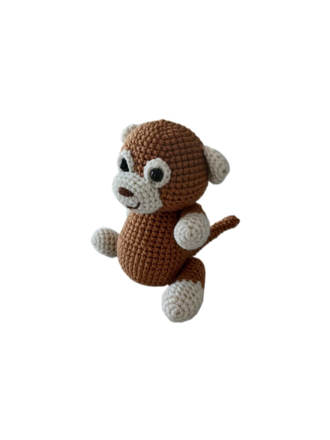 Peluche mono hecho a mano a ganchillo (amigurumi) - Imagen 2