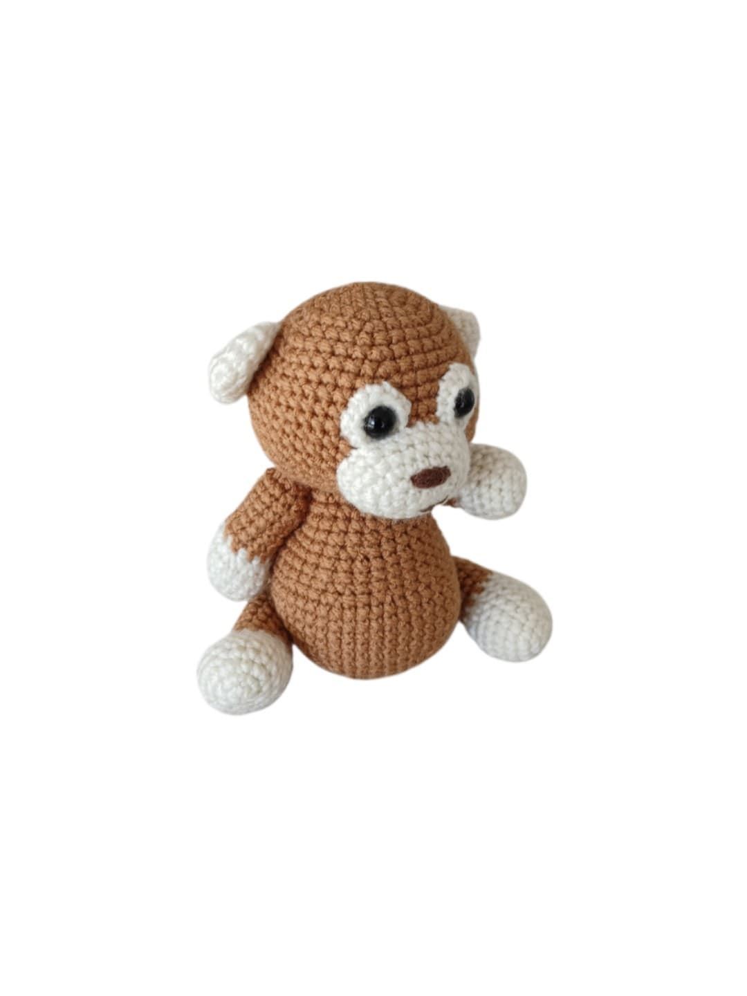 Peluche mono hecho a mano a ganchillo (amigurumi) - Imagen 4