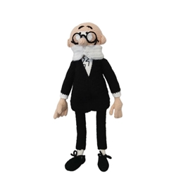 Peluche mortadelo hecho a mano a ganchillo (amigurumi). - Imagen 1