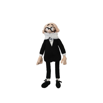 Peluche mortadelo hecho a mano a ganchillo (amigurumi). - Imagen 1