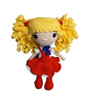Peluche muñeca Candy Candy princesa Disney hecha a mano a ganchillo (amigurumi). - Imagen 1