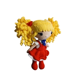 Peluche muñeca Candy Candy princesa Disney hecha a mano a ganchillo (amigurumi). - Imagen 2