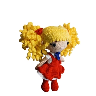 Peluche muñeca Candy Candy princesa Disney hecha a mano a ganchillo (amigurumi). - Imagen 2