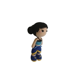 Peluche muñeca de las guerreras k- pop hecho a mano a ganchillo (amigurumi). - Imagen 2