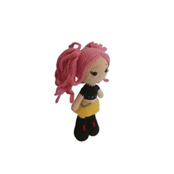 Peluche muñeca de las guerreras k- pop hecho a mano a ganchillo (amigurumi). - Imagen 2