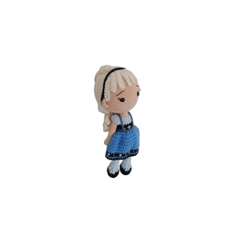 Peluche muñeca elsa frozen princesa disney hecha a mano a ganchillo (amigurumi). - Imagen 2