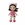 Peluche muñeca hello kittyhecho a mano a ganchillo (amigurumi). - Imagen 1