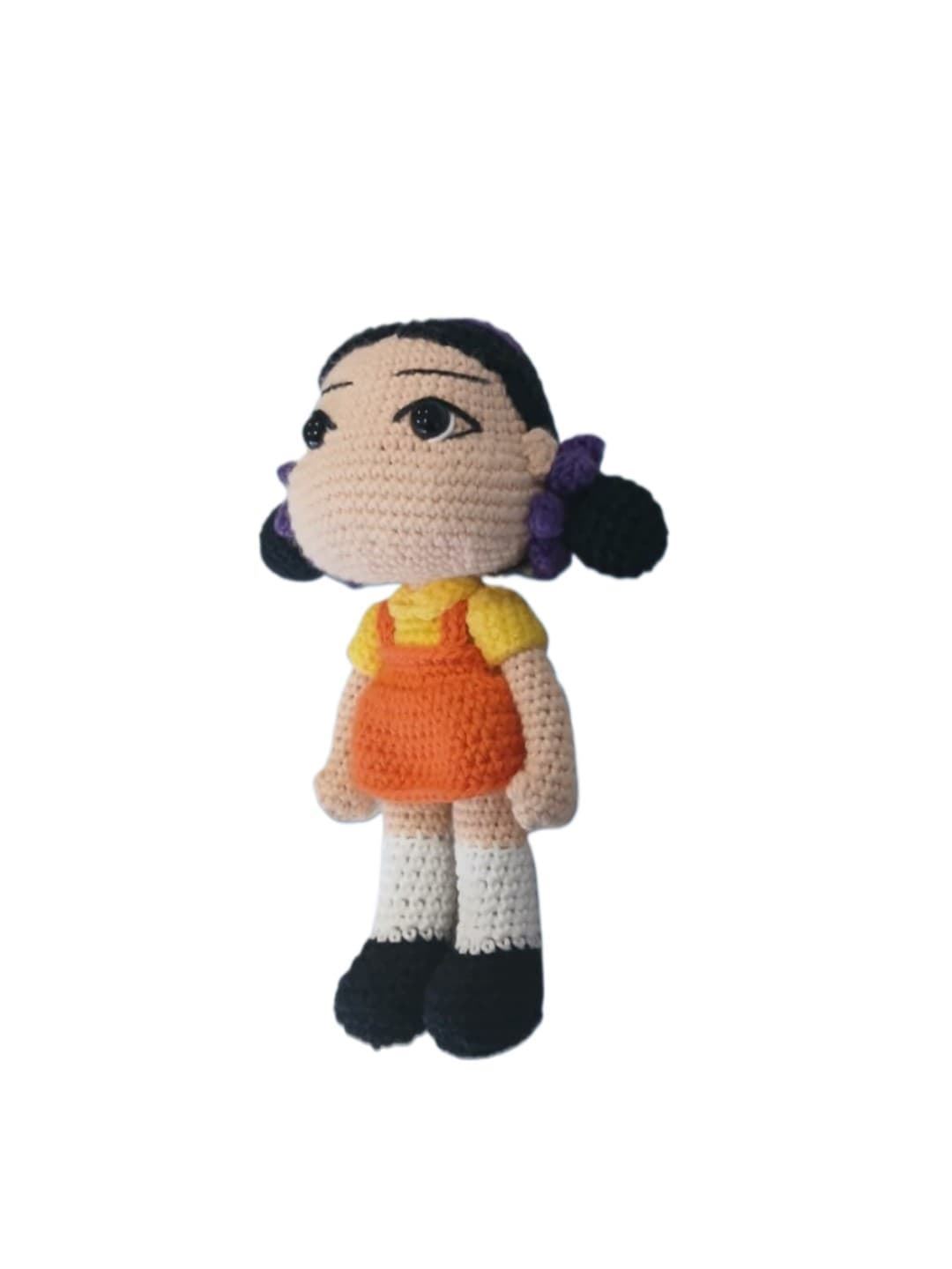 Peluche muñeca juego del calamar hecha a mano a  (amigurumi). - Imagen 2