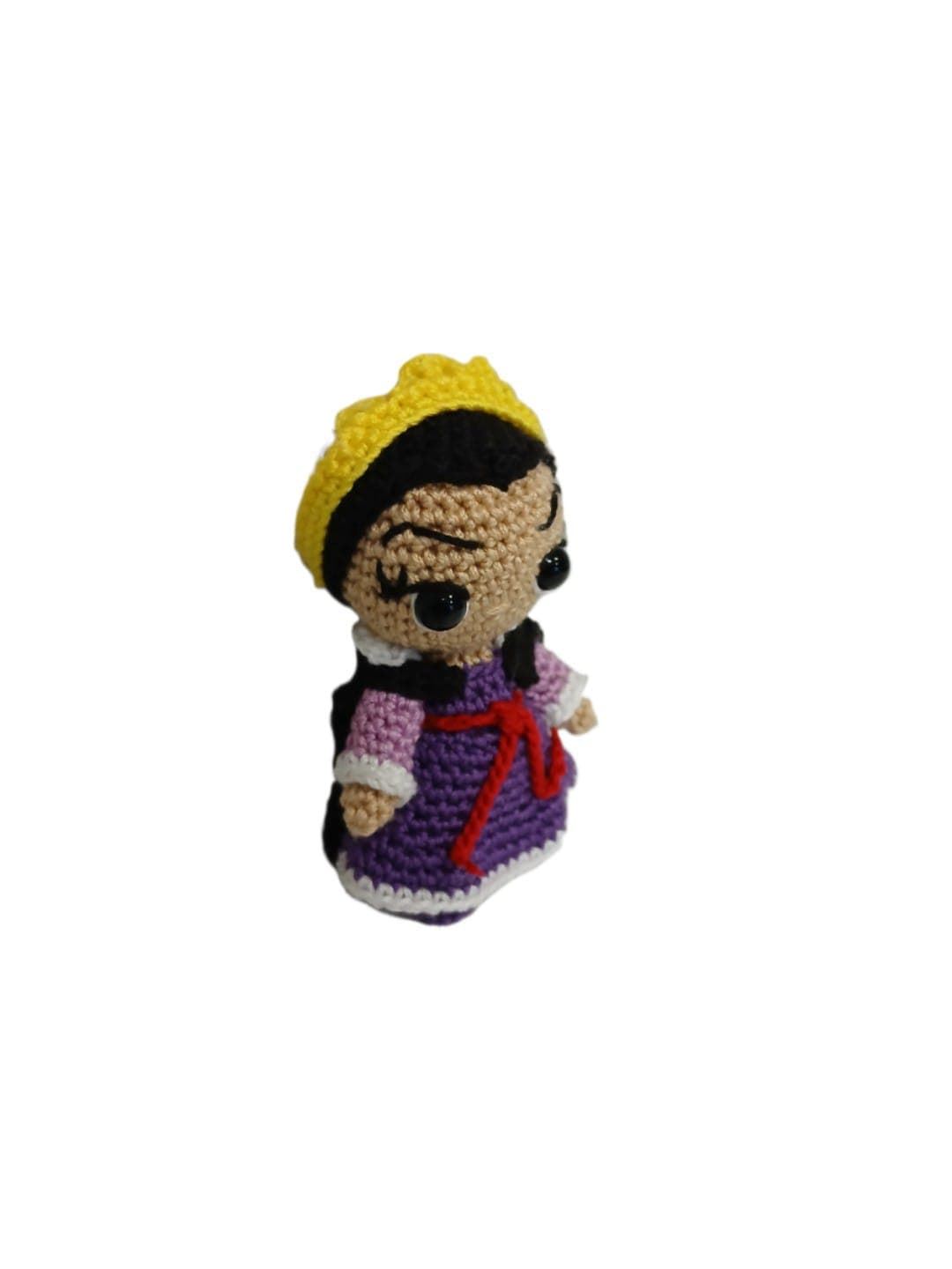 Peluche muñeca madrastra hecha a mano a ganchillo (amigurumi). - Imagen 2