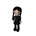 Peluche muñeca miércoles addams hecho a mano a ganchillo (amigurumi). - Imagen 2