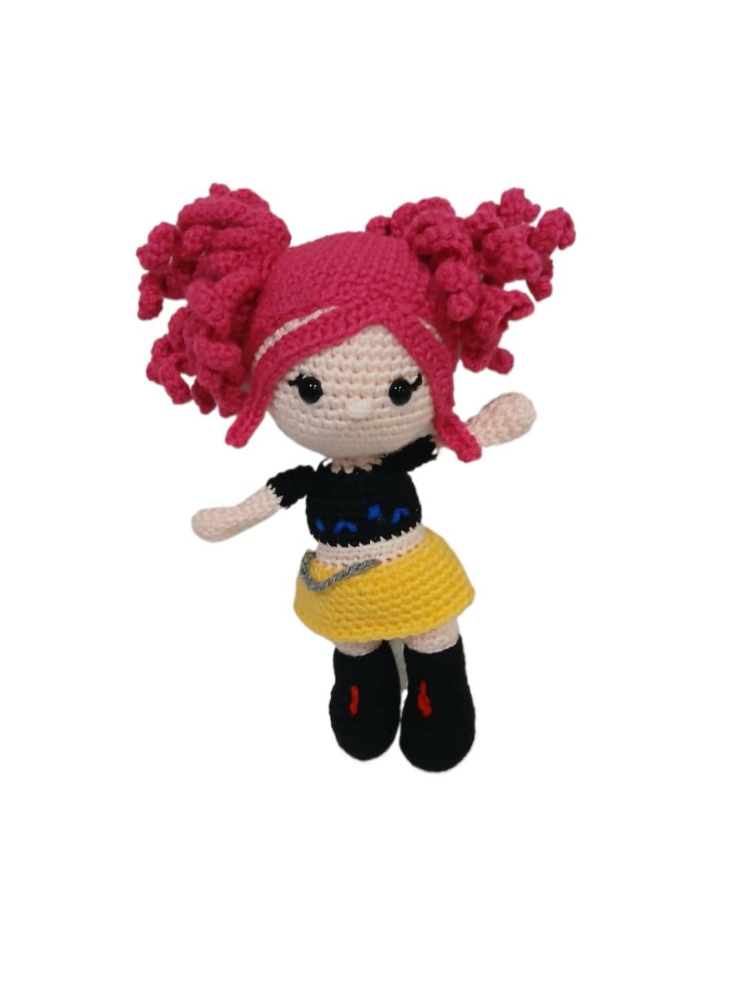 Peluche muñeca mira de las guerreras k- pop hecho a mano a ganchillo (amigurumi). - Imagen 1
