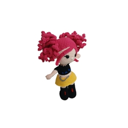 Peluche muñeca mira de las guerreras k- pop hecho a mano a ganchillo (amigurumi). - Imagen 2