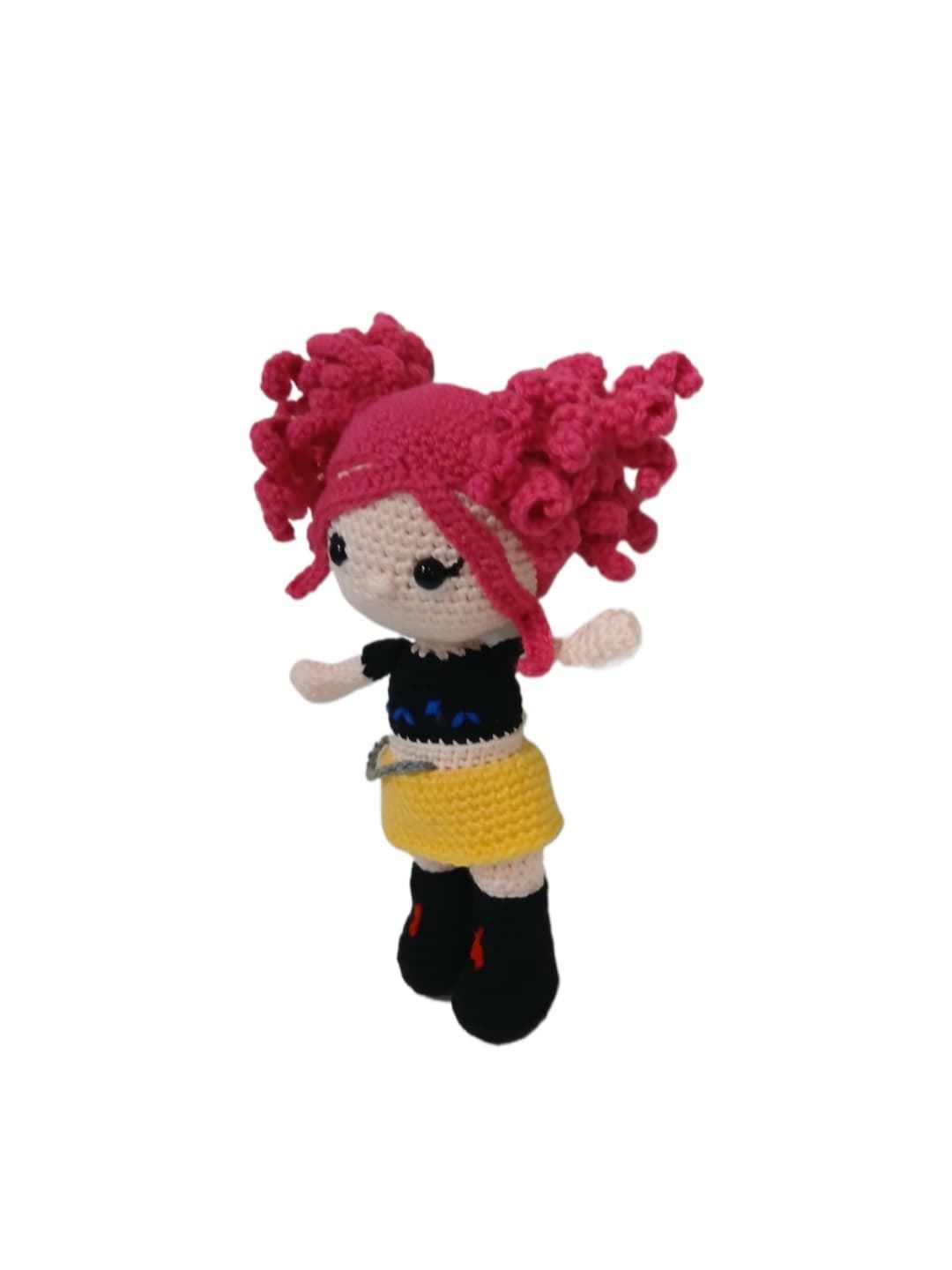 Peluche muñeca mira de las guerreras k- pop hecho a mano a ganchillo (amigurumi). - Imagen 3