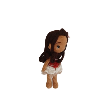 Peluche muñeca moana princesa disney hecha a mano a ganchillo (amigurumi). - Imagen 2