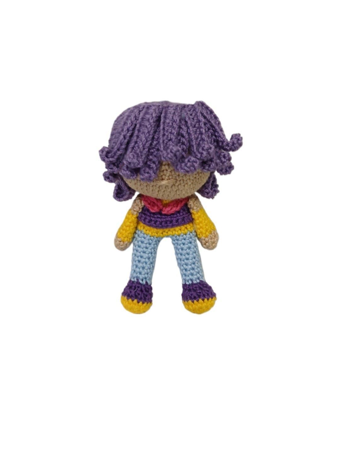 Peluche Mystery saja boys hecho a mano a ganchillo (amigurumi). - Imagen 1