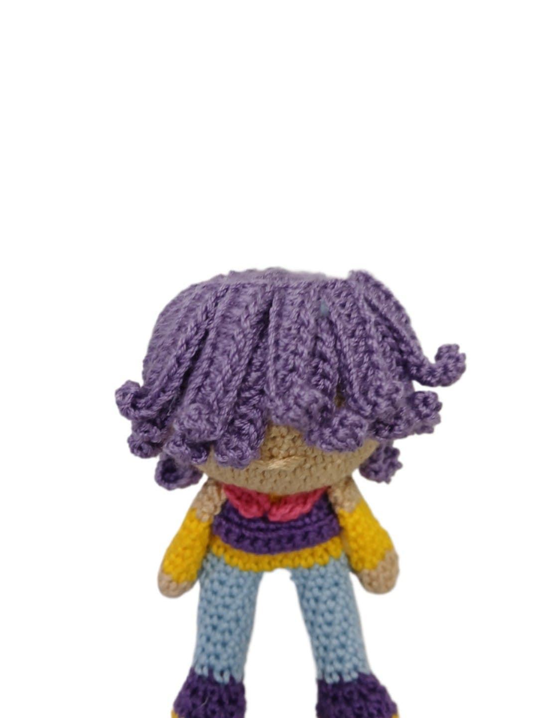 Peluche Mystery saja boys hecho a mano a ganchillo (amigurumi). - Imagen 4