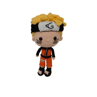 Peluche naruto hecho a mano a ganchillo (amigurumi). - Imagen 1