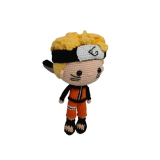 Peluche naruto hecho a mano a ganchillo (amigurumi). - Imagen 2