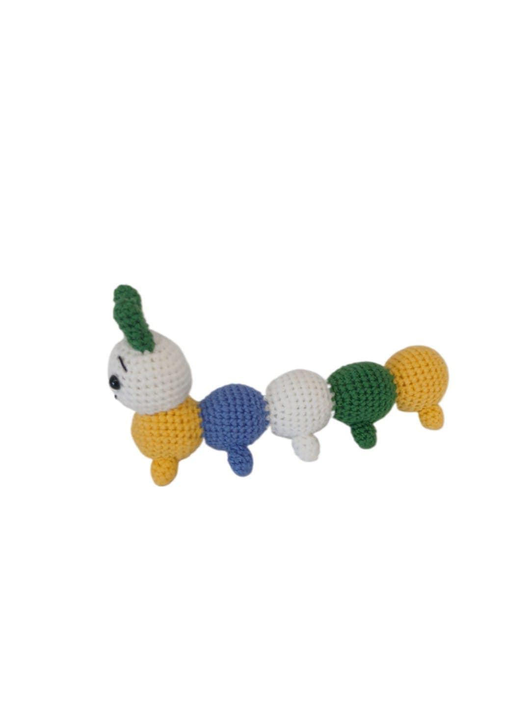 Peluche oruga hecho a mano a ganchillo (amigurumi). - Imagen 2
