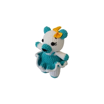 Peluche oso hecha a mano a ganchillo (amigurumi). - Imagen 2