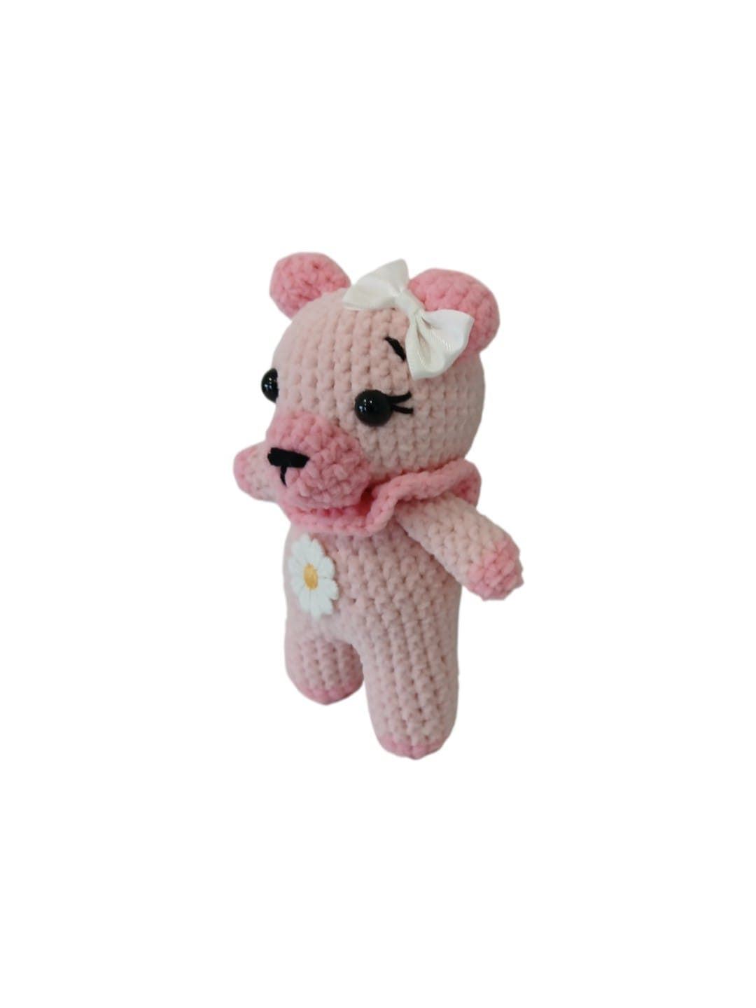 Peluche oso hecho a mano a ganchillo (amigurumi). - Imagen 2