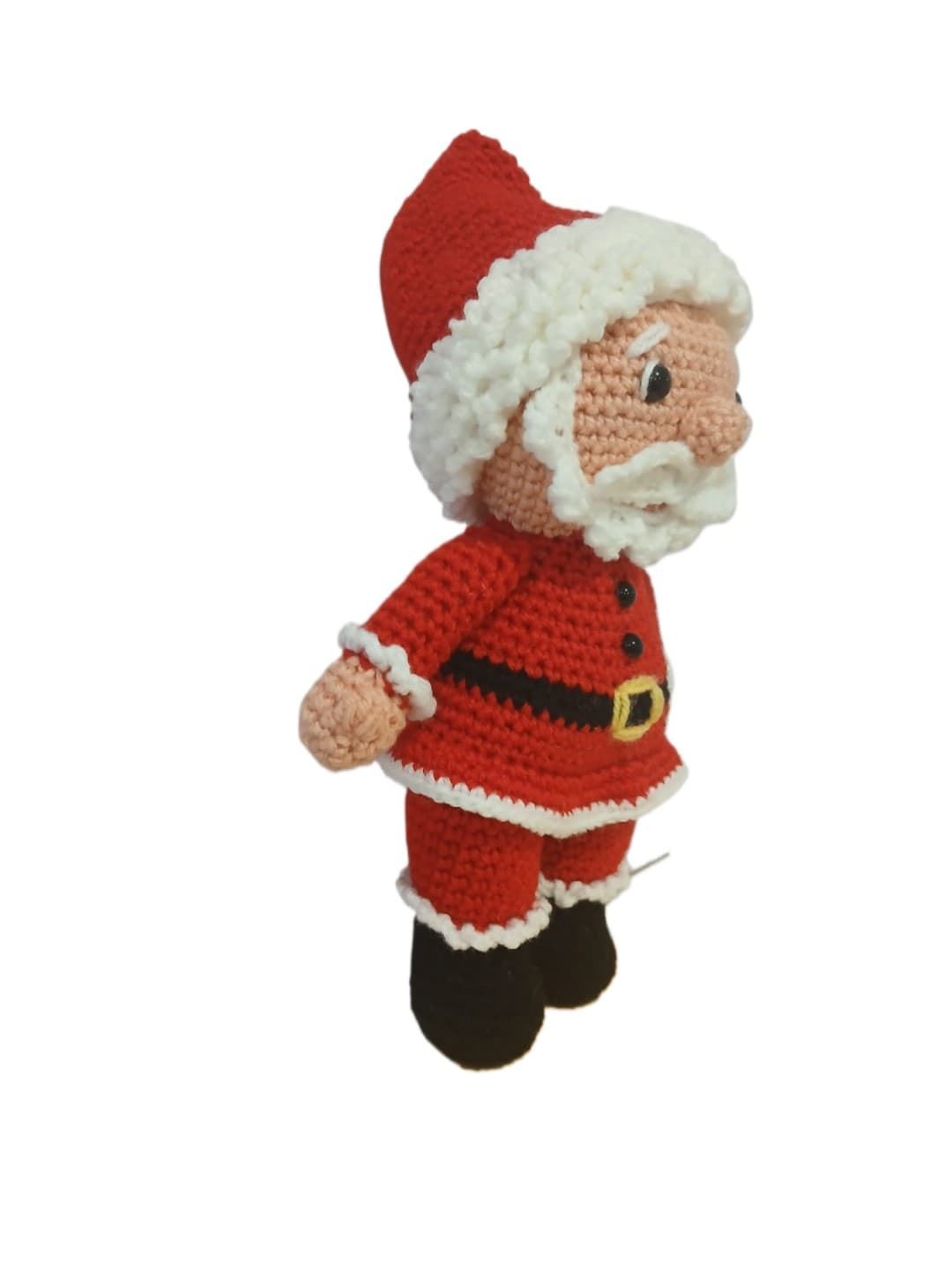 Peluche papá noel navideño amigurumi - Imagen 2