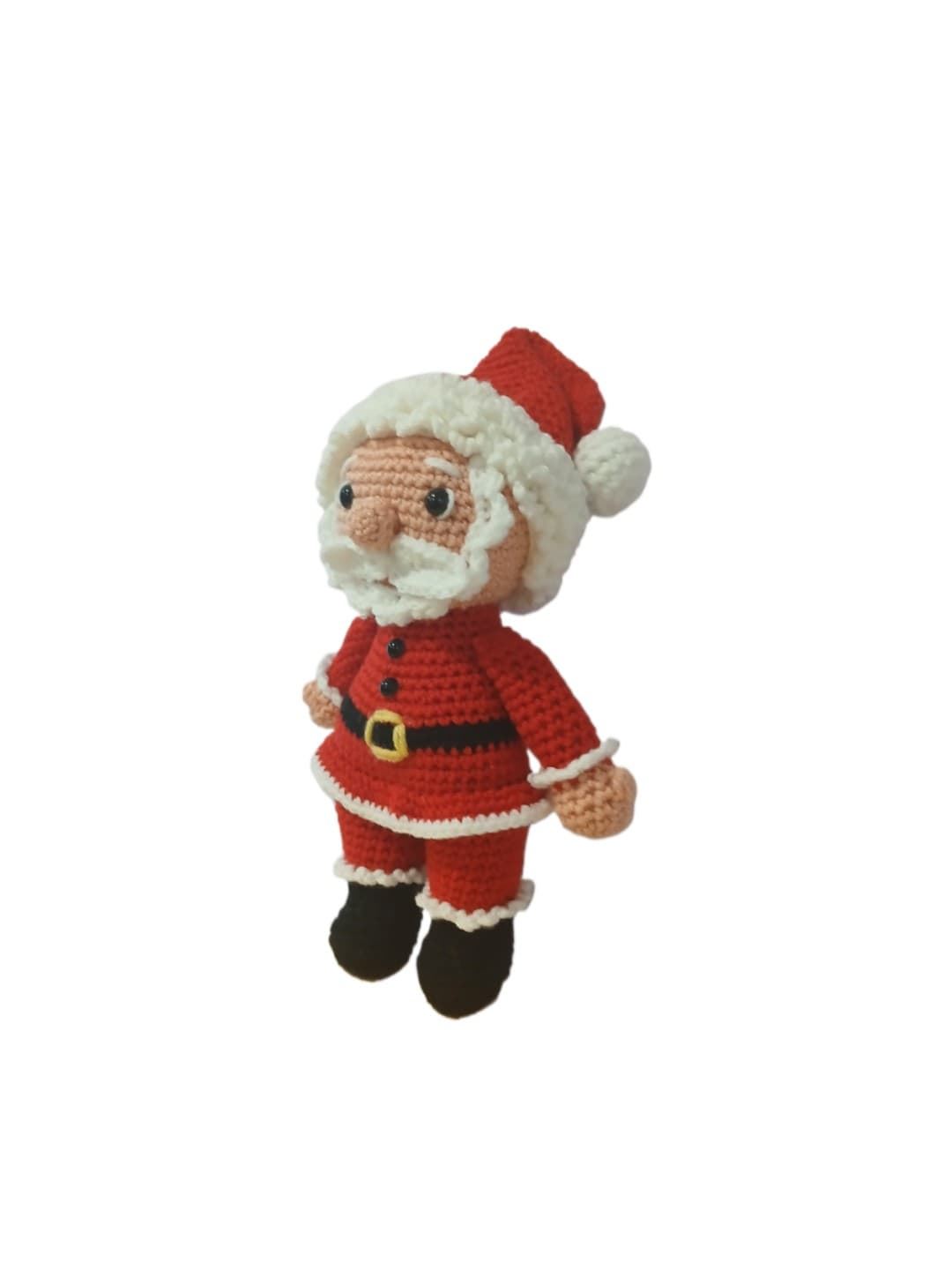 Peluche papá noel navideño amigurumi - Imagen 3
