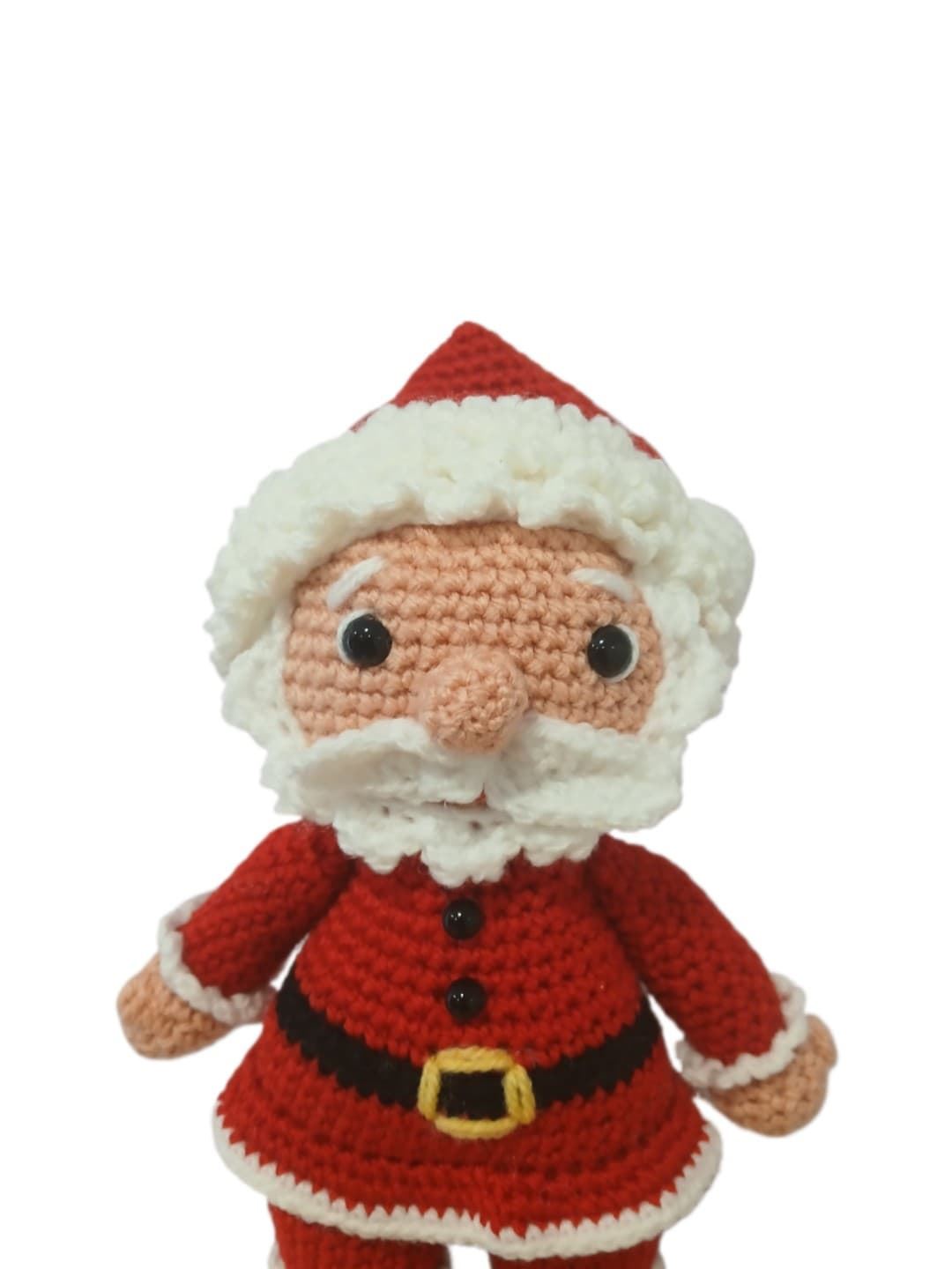 Peluche papá noel navideño amigurumi - Imagen 4