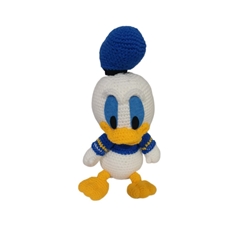 Peluche pato donald hecho a mano a ganchillo (amigurumi).Ficha técnica: - Imagen 1