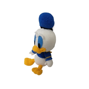 Peluche pato donald hecho a mano a ganchillo (amigurumi).Ficha técnica: - Imagen 2