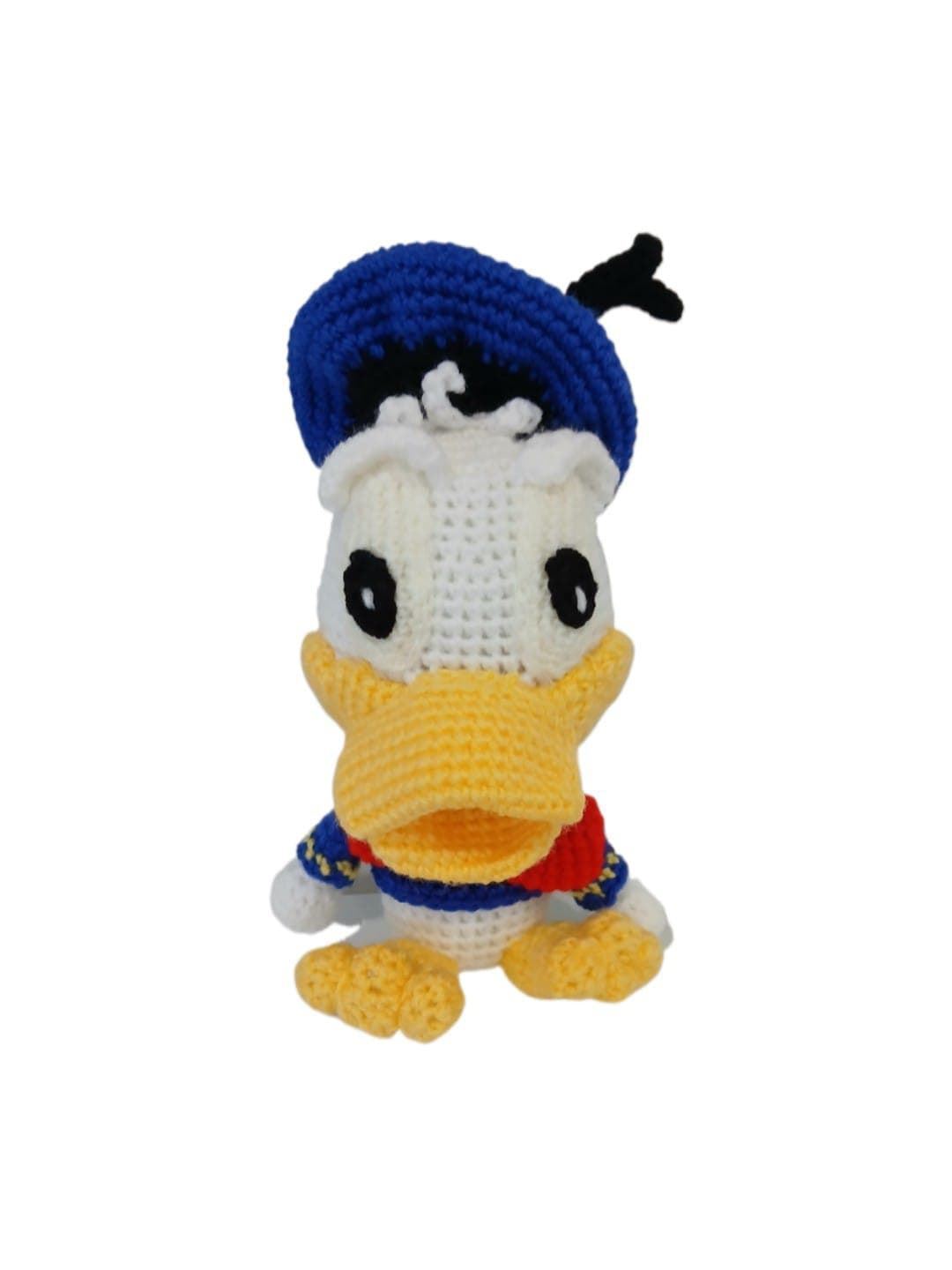 Peluche pato donald looney tunes hecho a mano a ganchillo (amigurumi). - Imagen 1