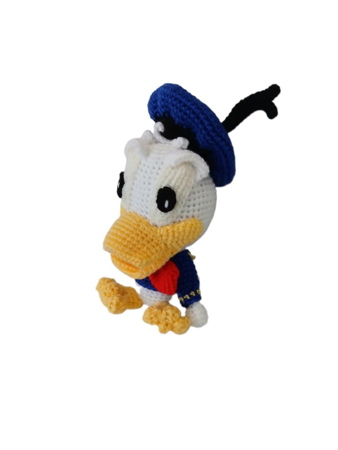 Peluche pato donald looney tunes hecho a mano a ganchillo (amigurumi). - Imagen 2