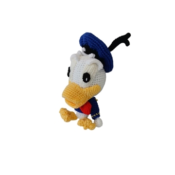 Peluche pato donald looney tunes hecho a mano a ganchillo (amigurumi). - Imagen 2