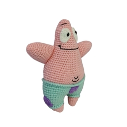 Peluche patricio bob esponja hecho a mano a ganchillo (amigurumi). - Imagen 2